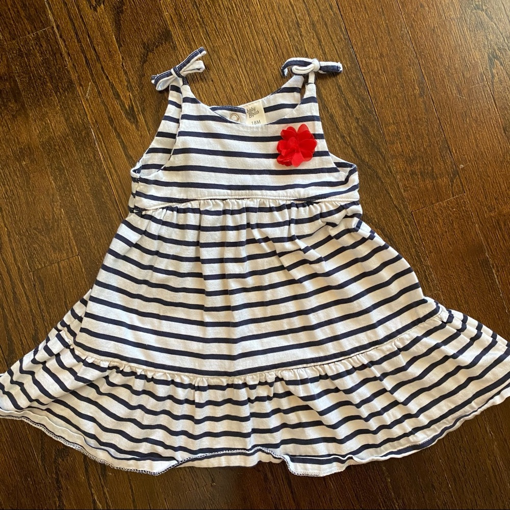 Oshkosh 18M Red, White, & Blue Striped Dress
